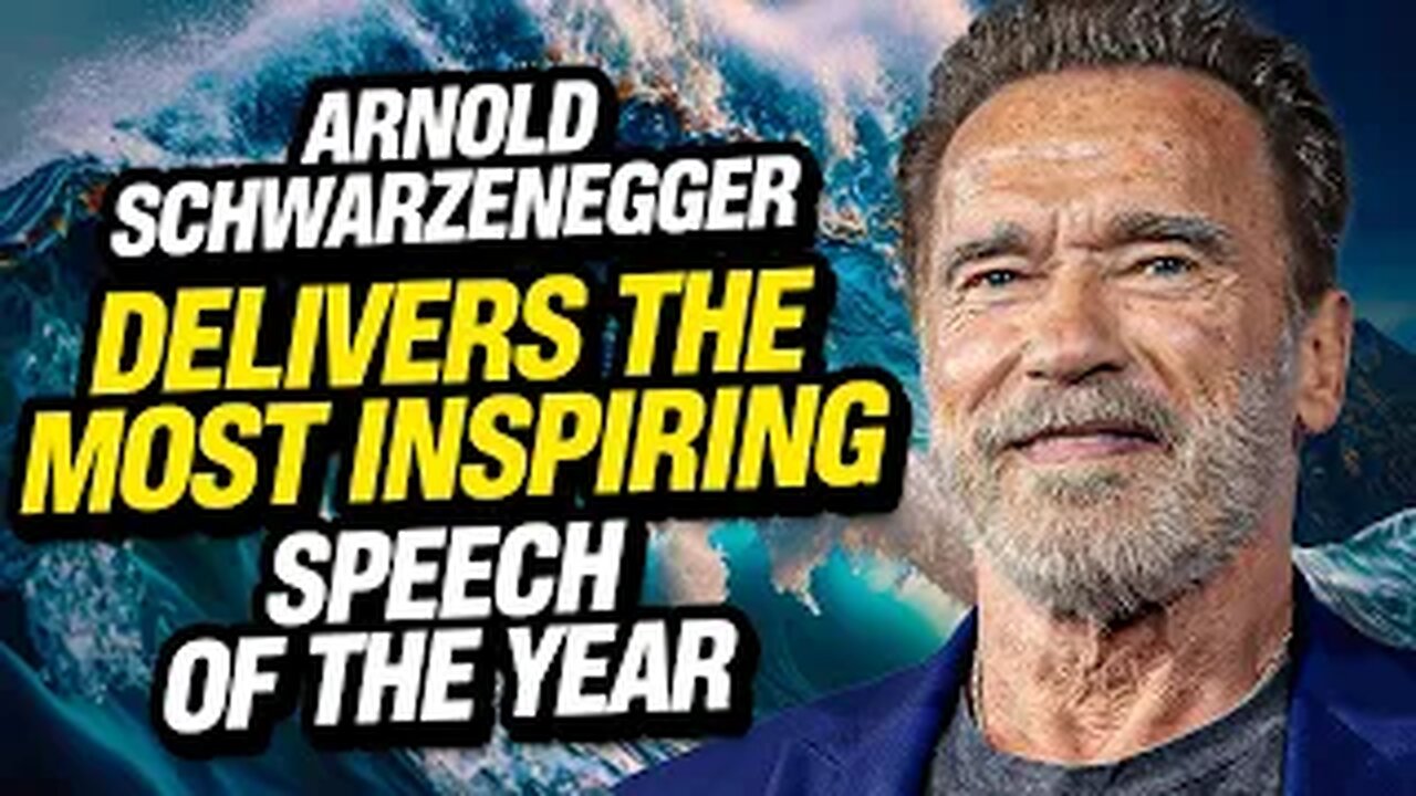 Arnold Schwarzenegger: Gives One of The most INSPIRING Speeches I Have Ever Heard - Please Share