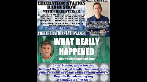 March 8, 2022 WRH Show with Michael Rivero, substitute hosted by Chris Steiner with Robert Scott Bell