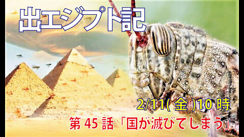 ｢国が滅びてしまう｣(出10.1-7)みことば福音教会2022.2.11(金)