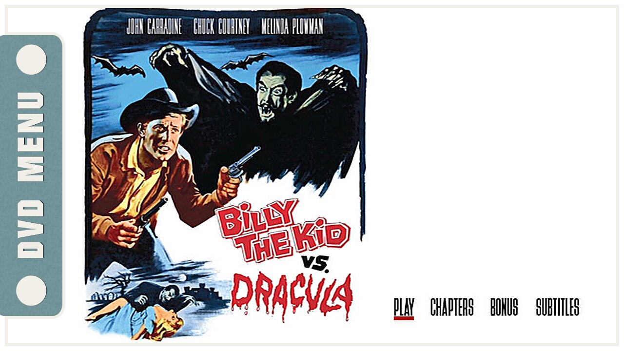 Billy the Kid Versus Dracula - DVD Menu