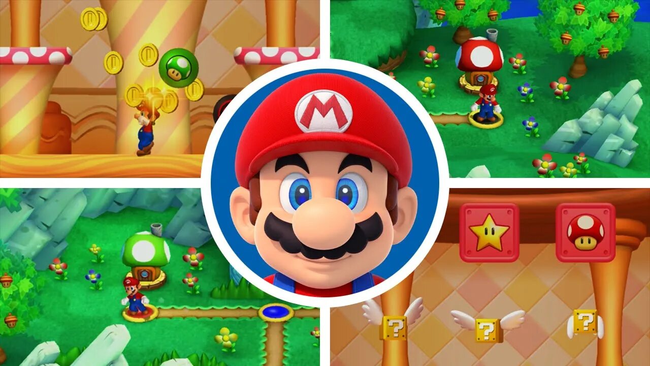 All Special Houses - New Super Mario Bros. U Deluxe