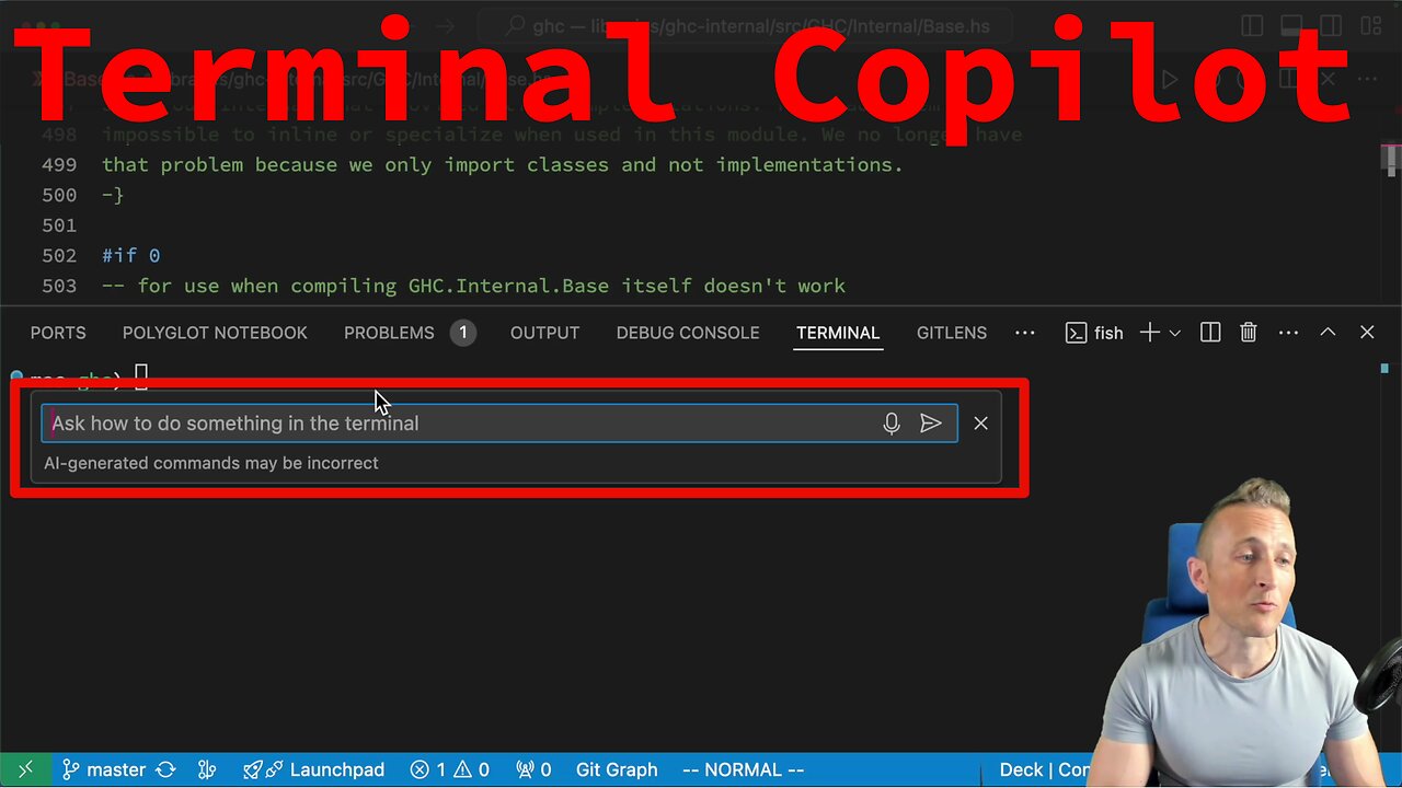 Copilot in VSCode's Terminal