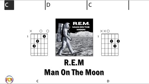 R.E.M. Man On The Moon - Guitar Chords & Lyrics HD