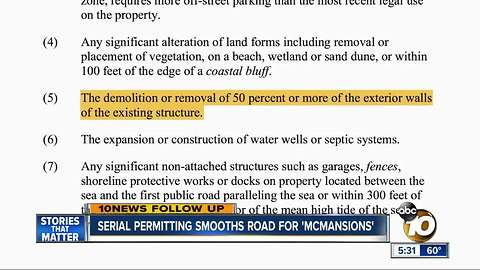 Serial permitting smooths road for San Diego 'McMansions'