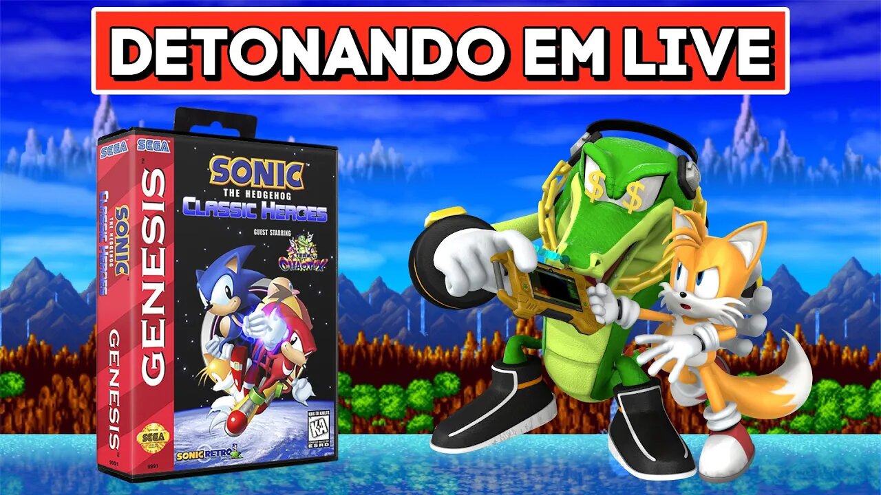 Detonado com Team Chaotix ⌈ SONIC CLASSIC HEROES ⌋ AOVIVO