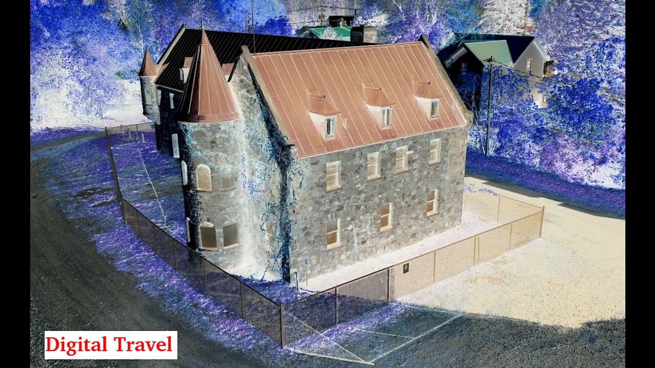 Digital Travel - The Lacolle Railway Station, Quebec, Canada