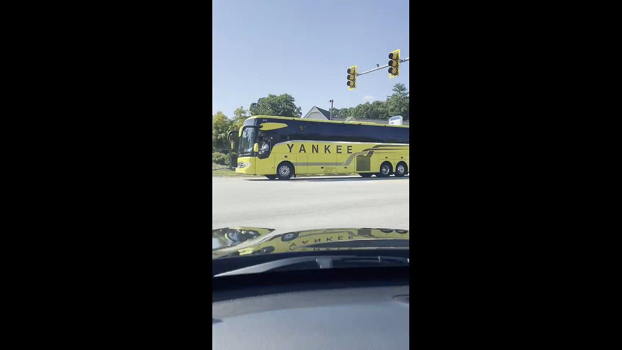 12 Buses Spotted Leaving Kamala’s Event in New Hampshire
