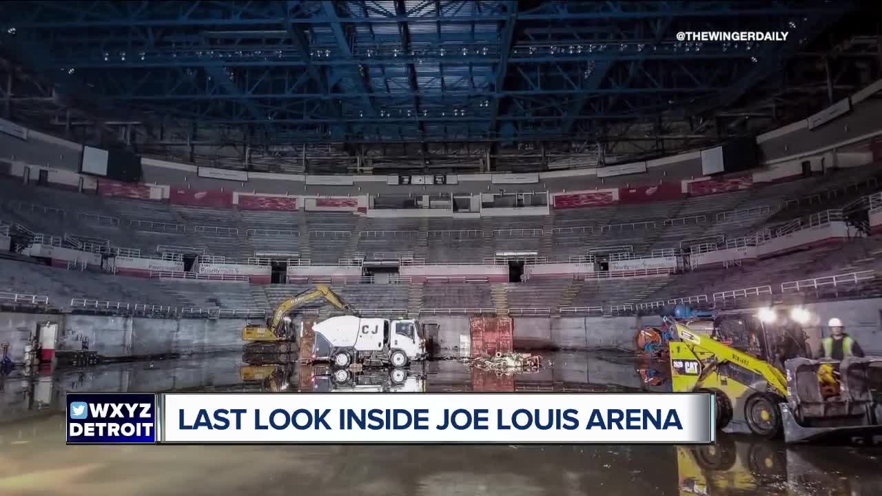 Last look inside Joe Louis Arena: Red Wings old home ready for destruction