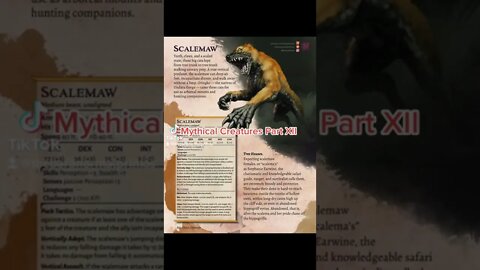 Mythical Creatures Part XII