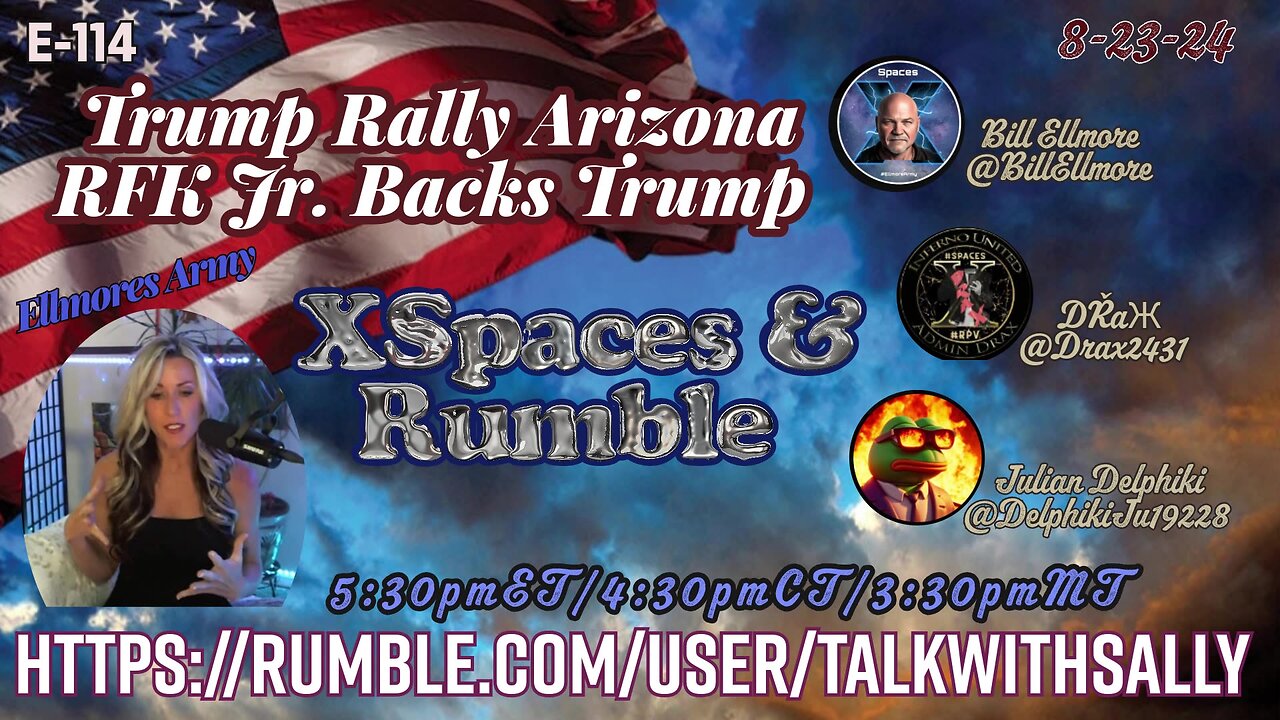 Trump Rally Arizona RFK Jr. Backs Trump 8-23-24 (5:30pmET/4:30pmCT/3:30pmMT)