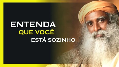 COMPREENDA QUE VOCÊ CAMINHA SOZINHO, SADHGURU DUBLADO, MOTIVAÇÃO MESTRE
