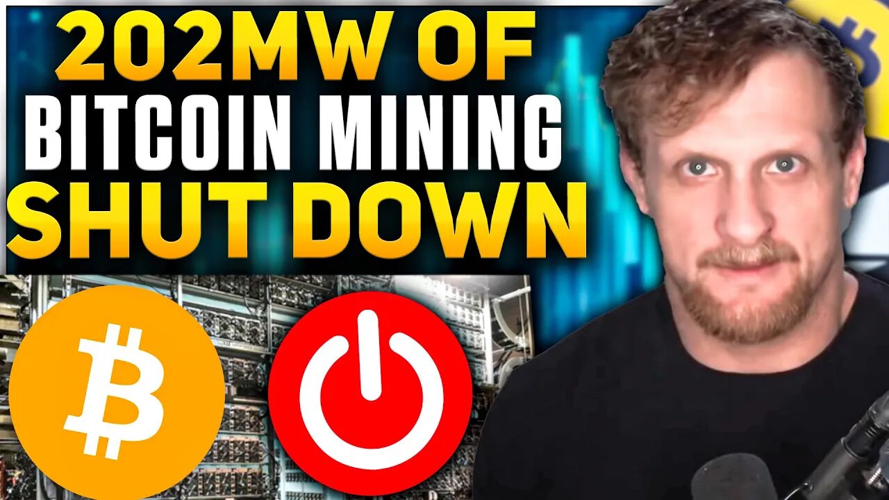 202MW of Bitcoin Mining Shut Down