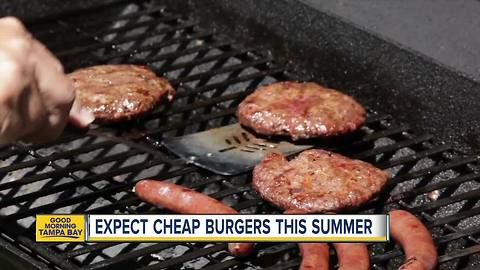 Expect cheap burgers this summer