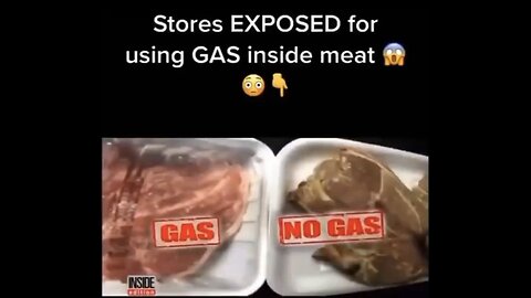 EXPOSING GROCERY STORES🥩🏪🛒👨‍👩‍👧‍👦PUMP GAS ON MEAT TO SELL TO CUSTOMERS🏪🥩🛒💫