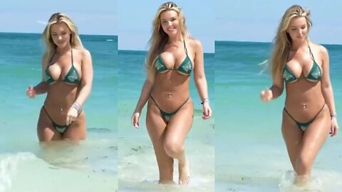 Beach 🏖️ Hot girls 😍🩷🍑 Big boobs ♨️💦😍😘 Sexy bikini 👙 Outfit 👗 Sea ⛵🌊 Sexy video 💟🔥