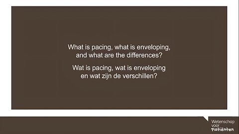 What is Pacing, what is the energy envelope, and what are the differences? - Leonard Jason (Psychologist)