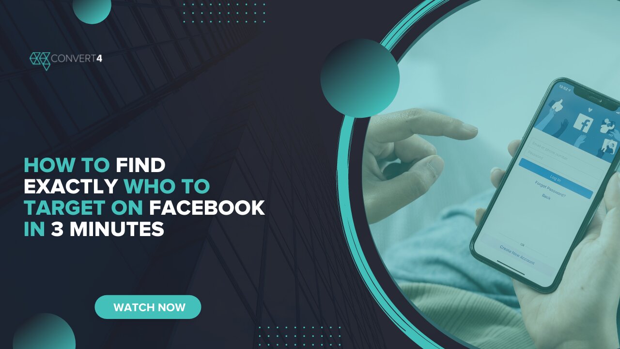 How to Find Exactly Who to Target on Facebook in 3 Minutes