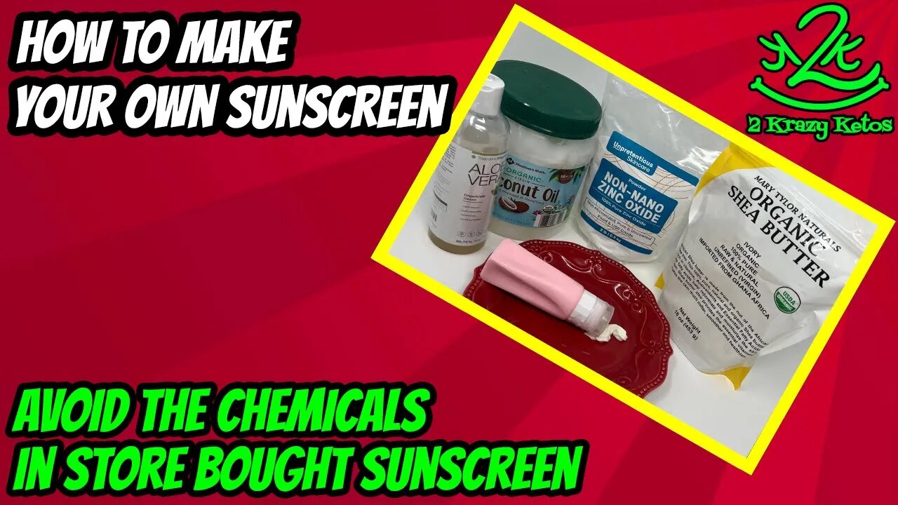 DIY Sunscreen | Natural sunscreen with no carcinogenic chemicals