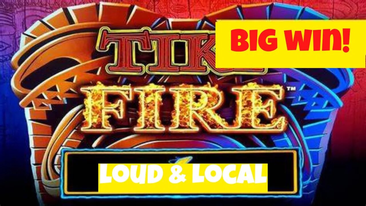 Lightning Link Tiki Fire Triple Bonus Session. Coin Show and Nice Win with Loud & Local. Nickels!