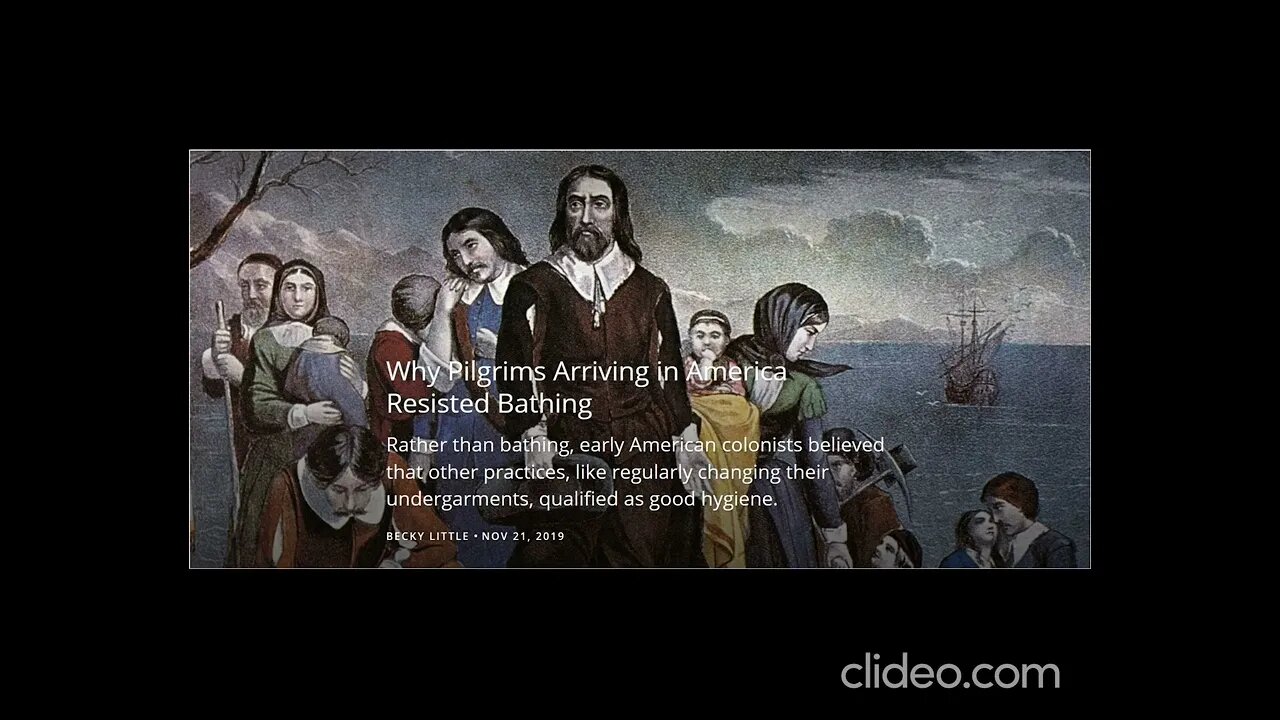Why Pilgrims In America Resisted Bathing #Pilgrim #Bathing #America