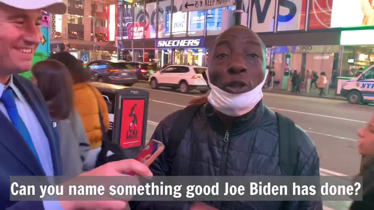 EPIC FAIL: New Yorkers Try To Name Something Good Biden Has Accomplished