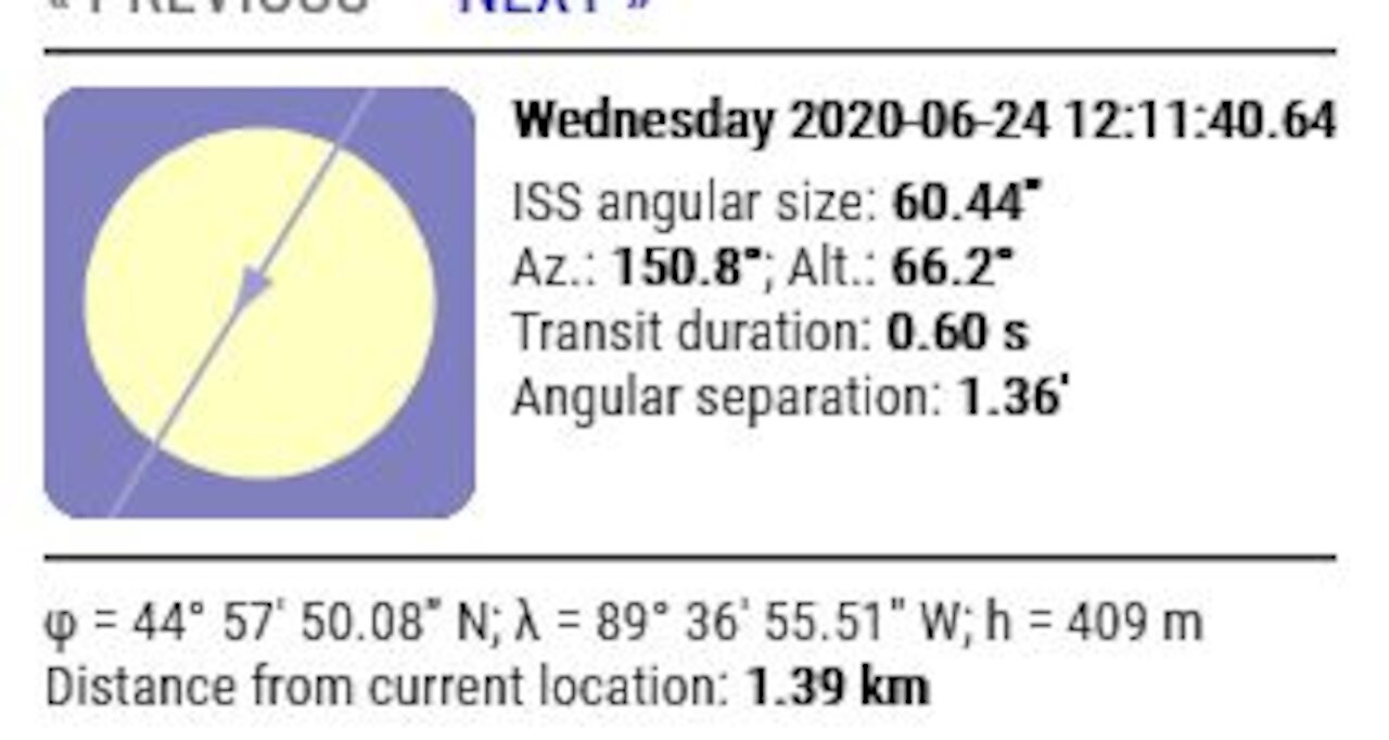 ISS solar transit 06-24-20