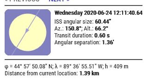 ISS solar transit 06-24-20