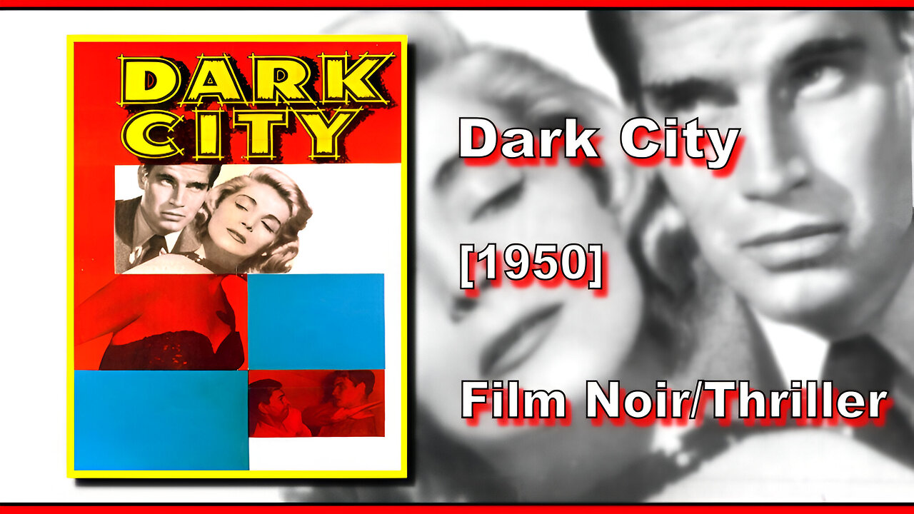 Dark City (1950) | FILM NOIR/THRILLER | FULL MOVIE