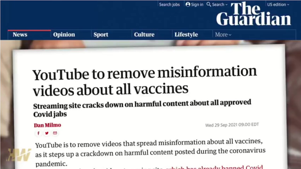 THE HIGHWIRE: YOUTUBE EXPANDS BAN ON ‘MISINFORMATION’