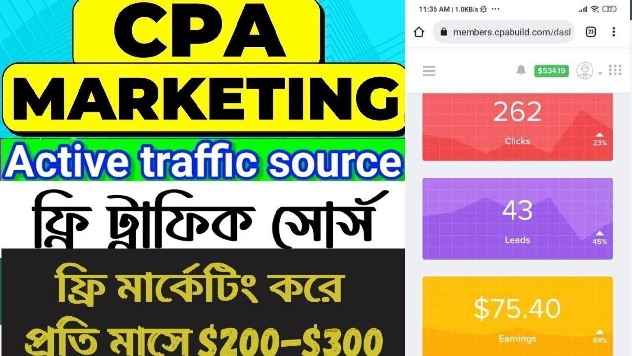 CPA MARKETING ONLINE LIVE COURSE NEW METHOD