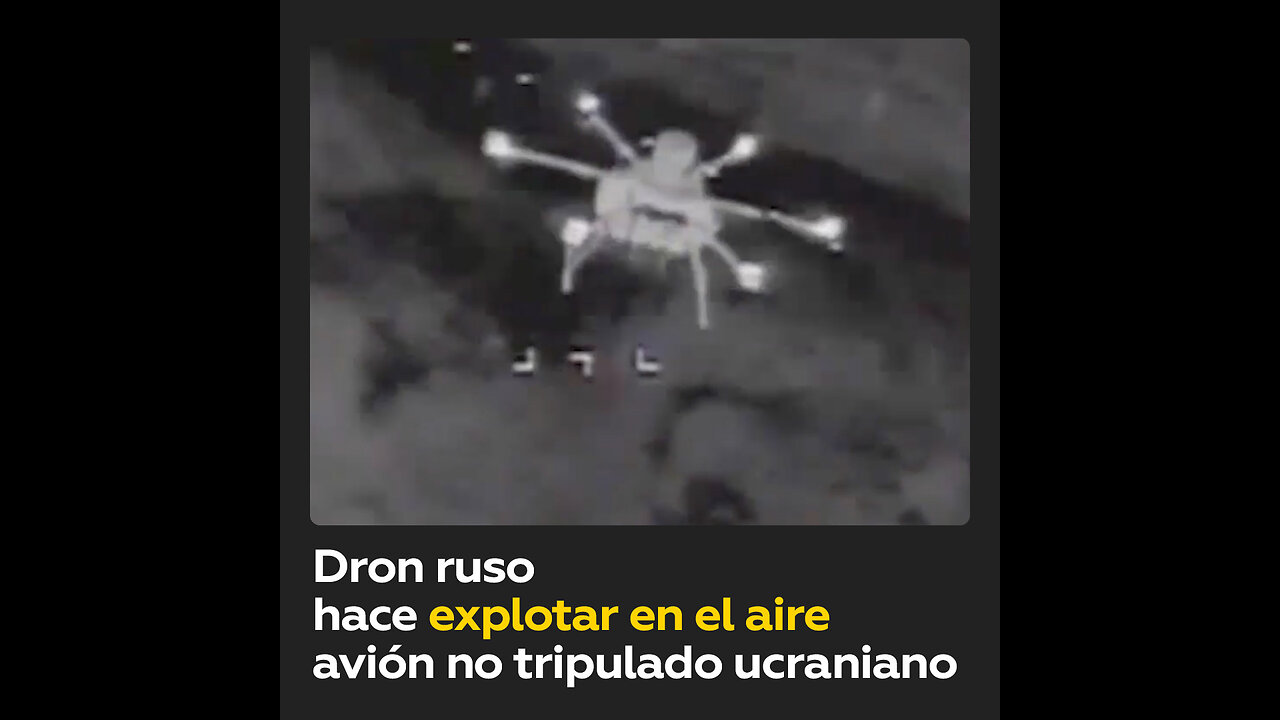 Dron ruso en el aire impide ataque ucraniano contra el Ejército ruso