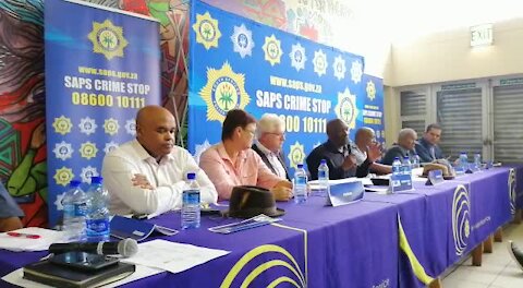 South Africa - Cape Town - Hout Bay Taxi Violence Meeting (Video) (dop)