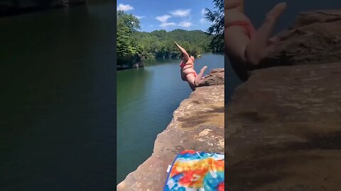 Hilarious EPIC FAIL 🤣 Cliff Diving gone wrong. #shorts #short #shortsvideo