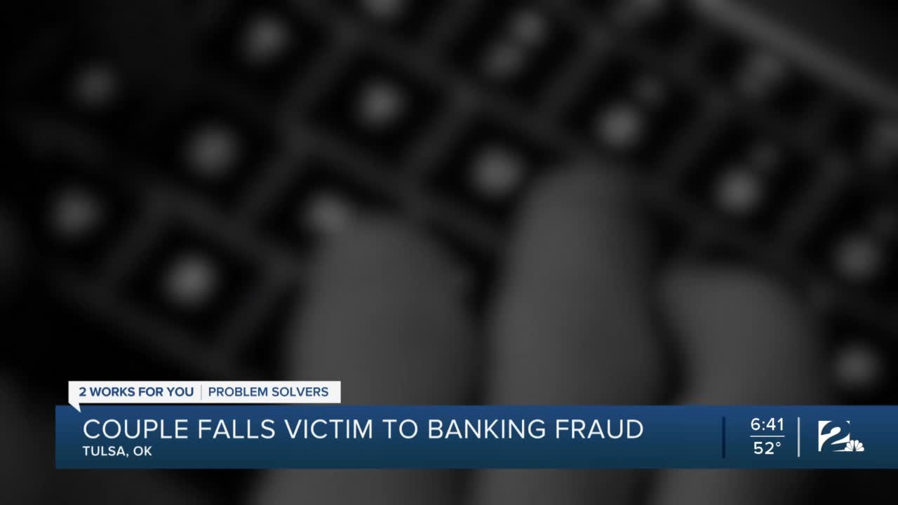 Couple falls victim to banking fraud