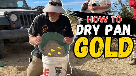 Can you dry pan for GOLD?