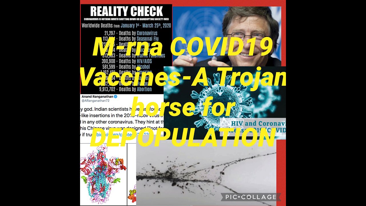 M-RNA CV Vaccine: A Trojan horse for Depopulation???