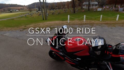 GSXR 1000 NICE DAY RIDE