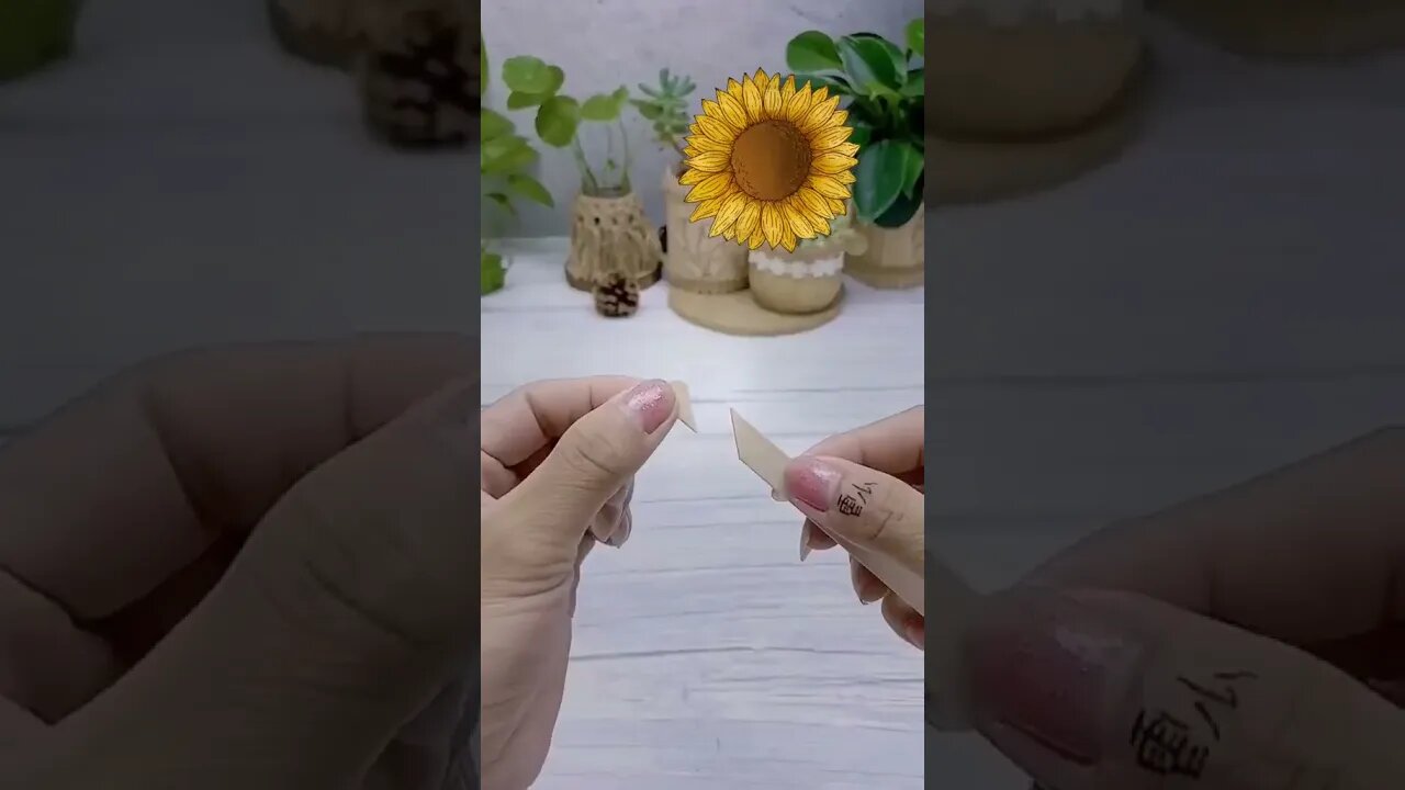 pot bunga dari botol dan stik es crem#shots #kerajinan #kerajinandarikertasorigami