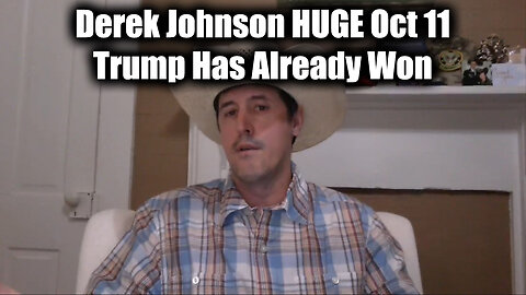 New Derek Johnson HUGE - Trump Has Already Won