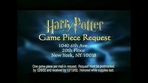 Toys "R" Us - Harry Potter and the Chamber of Secrets Sweepstakes Commercial 2002