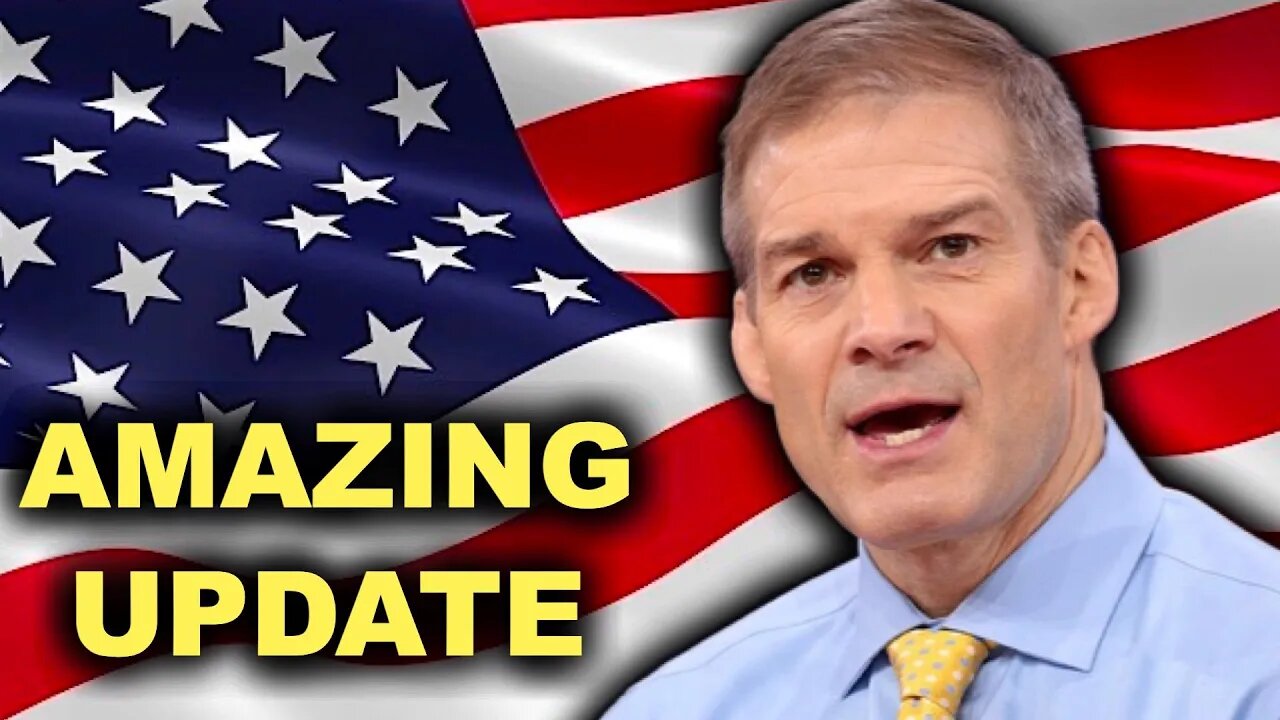 BREAKING: JIM JORDAN JUST SHOCKED THE WORLD!!