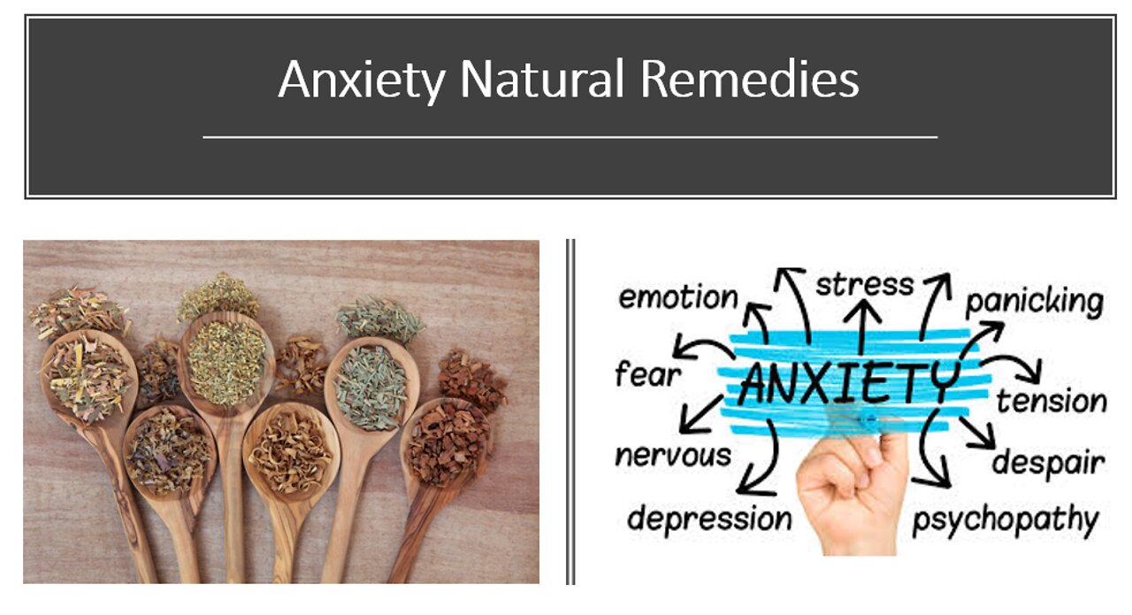 Natural & Alternative Anxiety Remedies with Herbs, Diet, Lifestyle & Supplements