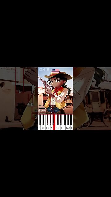 Amanda Cosplay (@GH.S) AMANDA THE ADVENTURER ANIMATION - Octave Piano Tutorial