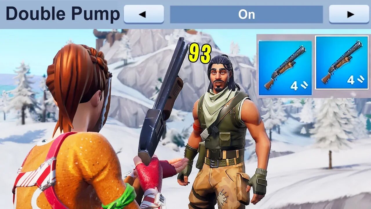 How to actually use NEW DOUBLE PUMP in Fortnite..