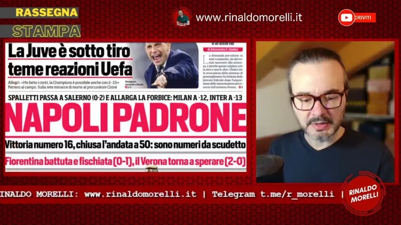 Rassegna Stampa 22.01.2023 #246 - Napoli quota 50, il futuro della Juve, Ibrahimovic verso il ritiro
