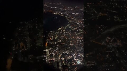 Pentagon from the air at night! ✈️