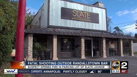 Fatal shooting outside Randallstown bar