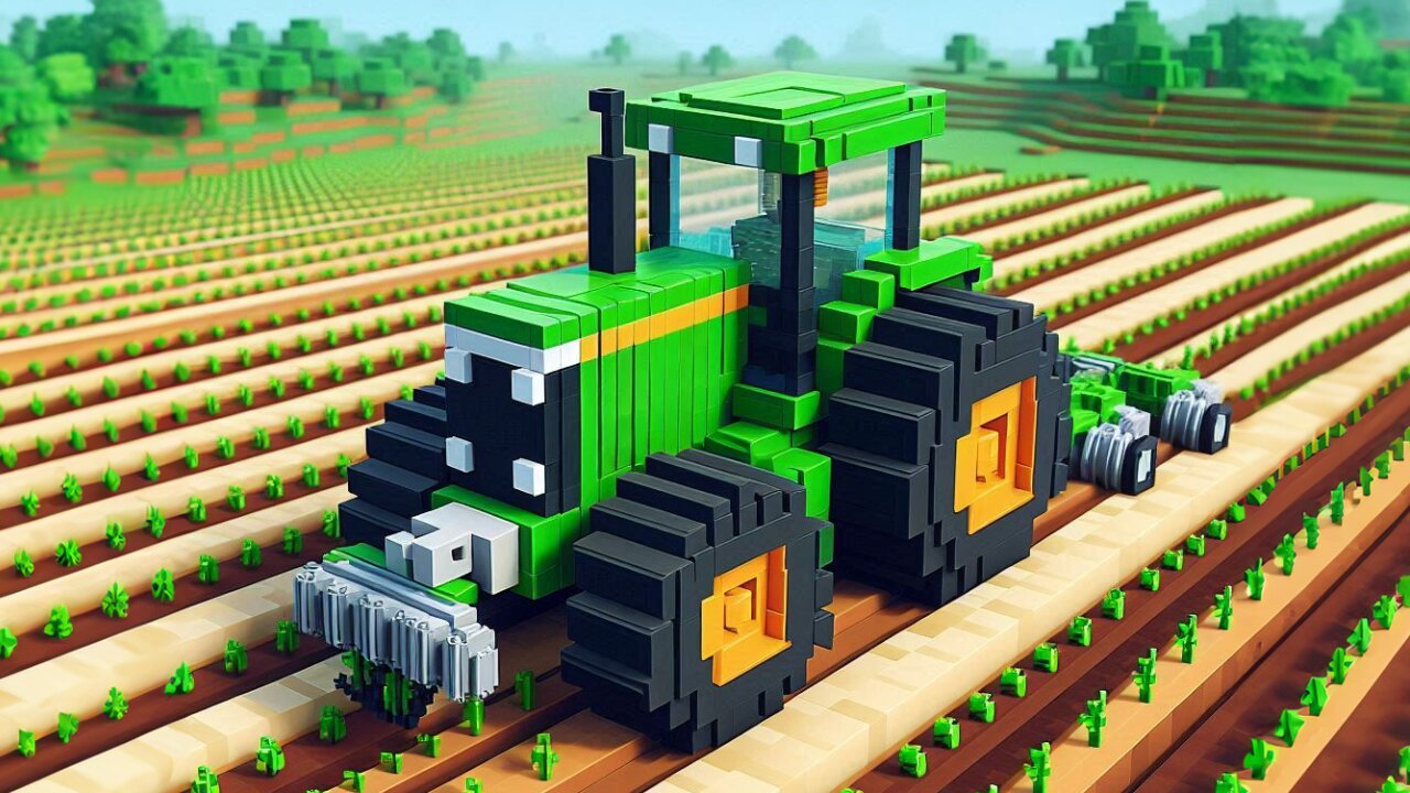 Minecraft | How To Make A Tractor