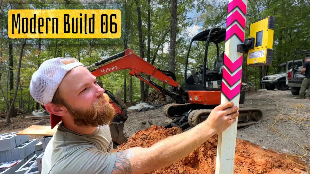 Modern Home Build | 06 | Deck Footings, Utility Sleeves, Concrete Wall Pour