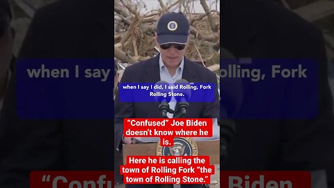 Confused Joe Biden, Leader of the Free World
